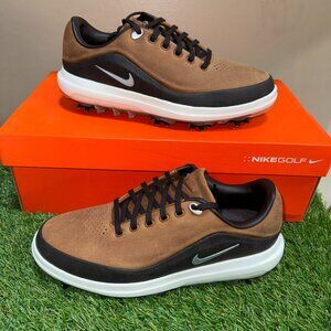 Nike Air Zoom Precision Golf Shoes Brown Black 866065-200 Mens 7.5 Wmns 9 NEW